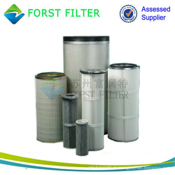 FORST Luftfilter Gewindeflansch oben Gefaltete Polyester Staubfilterpatrone